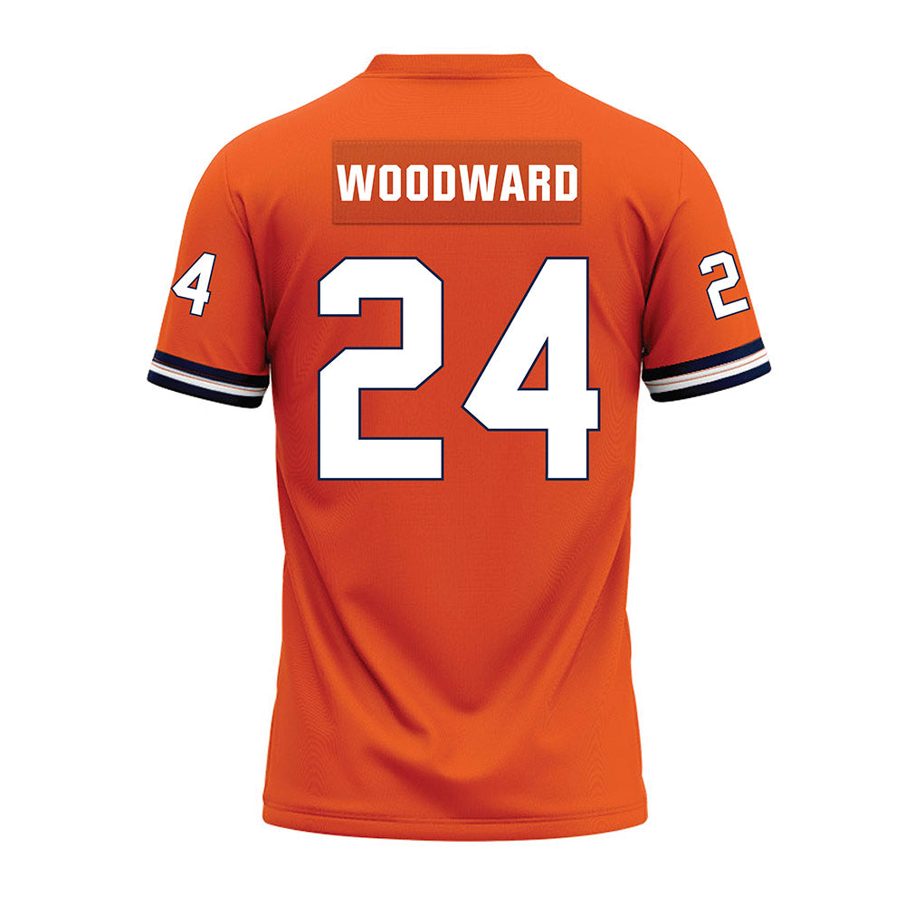 Illinois - NCAA Football : Vernon Woodward - Orange Premium Football Jersey