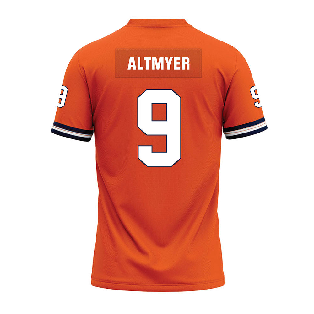 Illinois - NCAA Football : Luke Altmyer - Orange Premium Football Jersey