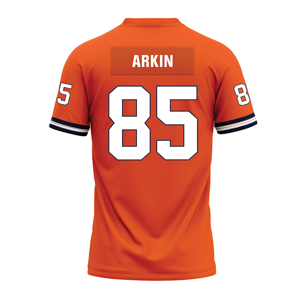 Illinois - NCAA Football : Tanner Arkin - Orange Premium Football Jersey-1