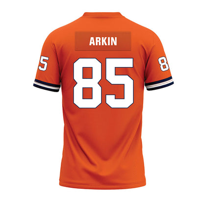 Illinois - NCAA Football : Tanner Arkin - Orange Premium Football Jersey-1