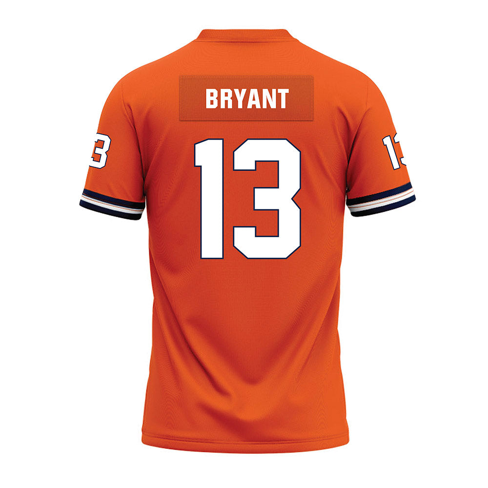 Illinois - NCAA Football : Pat Bryant - Orange Premium Football Jersey