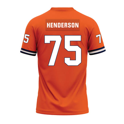 Illinois - NCAA Football : Brandon Henderson - Orange Premium Football Jersey