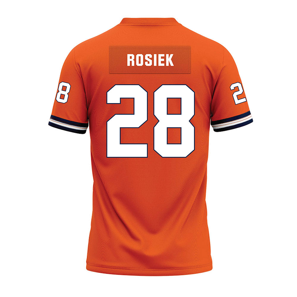 Illinois - NCAA Football : Dylan Rosiek - Orange Premium Football Jersey