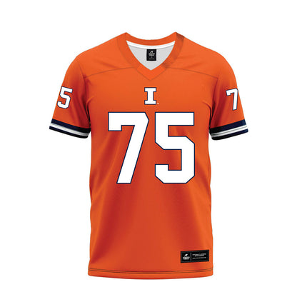 Illinois - NCAA Football : Brandon Henderson - Orange Premium Football Jersey