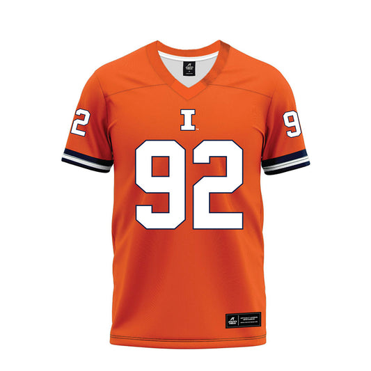Illinois - NCAA Football : Gentle Hunt - Orange Premium Football Jersey-0