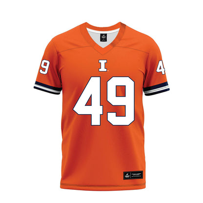 Illinois - NCAA Football : Harrysson Ngassa - Orange Premium Football Jersey