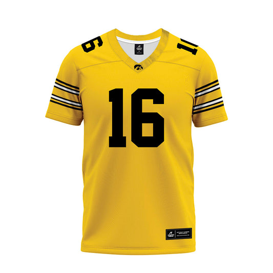 Iowa - NCAA Football : O'lontae Dean - Gold Football Jersey-0