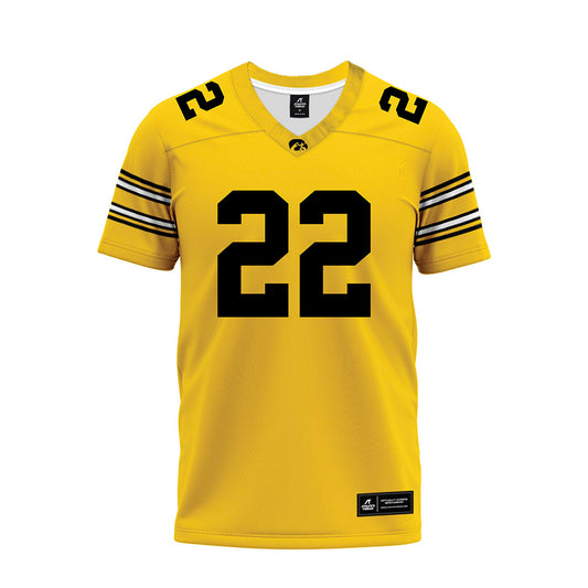Iowa - NCAA Football : Braeden Jackson - Gold Football Jersey-0