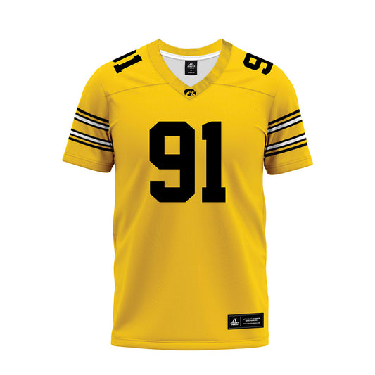 Iowa - NCAA Football : Jonah Pace - Gold Football Jersey-0