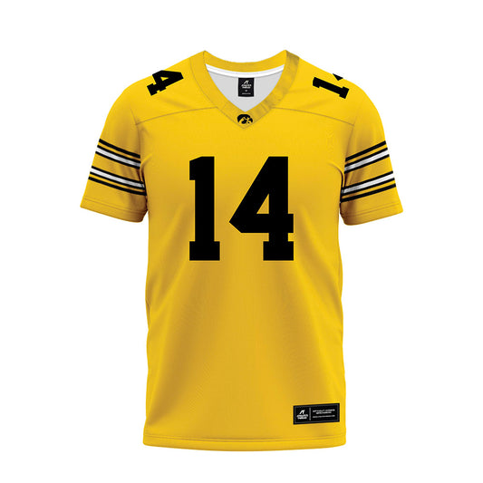 Iowa - NCAA Football : Mason Woods - Gold Football Jersey-0