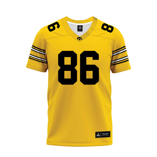 Iowa - NCAA Football : Eli Johnson - Gold Football Jersey-0