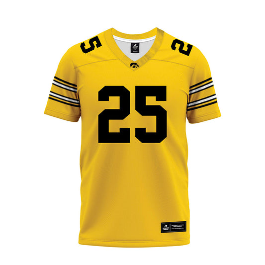 Iowa - NCAA Football : Nathan Mcneil - Gold Football Jersey-0