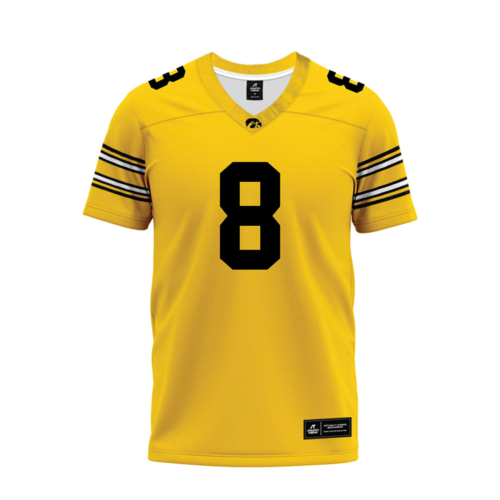 Iowa - NCAA Football : Evan James - Gold Football Jersey-0