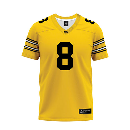 Iowa - NCAA Football : Evan James - Gold Football Jersey-0