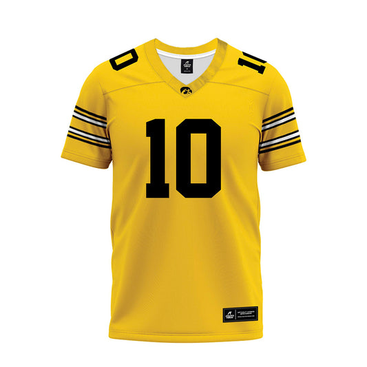 Iowa - NCAA Football : Jeremy Hecklinski - Gold Football Jersey-0