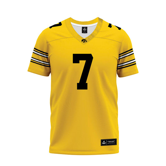 Iowa - NCAA Football : Dayton Howard - Gold Football Jersey-0