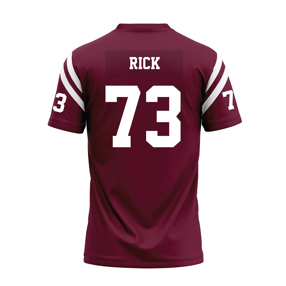 Fordham - NCAA Football : Leo Rick - Burgundy Football Jersey-1
