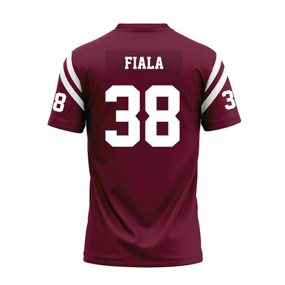 Fordham - NCAA Football : Alex Fiala - Burgundy Football Jersey-1