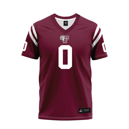 Fordham - NCAA Football : Krystian Pothel - Burgundy Football Jersey-0