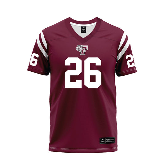 Fordham - NCAA Football : Jack Freeburg - Burgundy Football Jersey-0