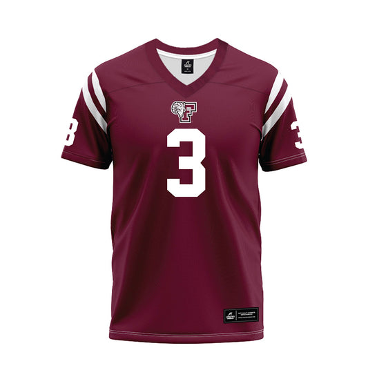 Fordham - NCAA Football : Nahil Perkins - Burgundy Football Jersey-0