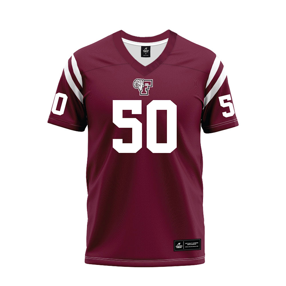 Fordham - NCAA Football : Wyatt Scarritt - Burgundy Football Jersey-0