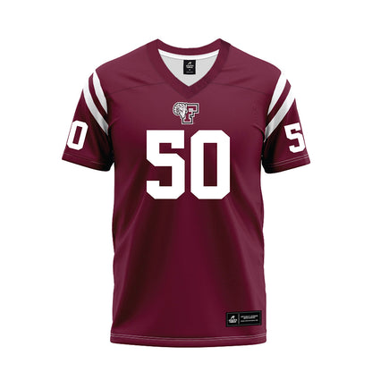 Fordham - NCAA Football : Wyatt Scarritt - Burgundy Football Jersey-0