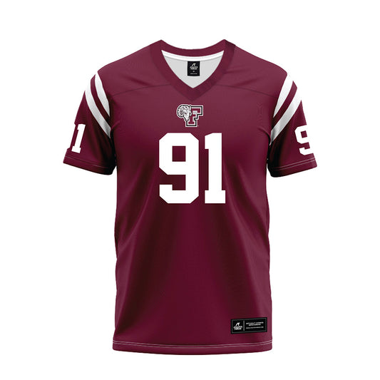 Fordham - NCAA Football : Cole Siegel - Burgundy Football Jersey-0