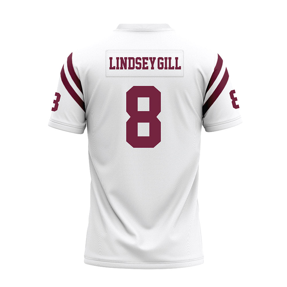 Fordham - NCAA Football : Nate Lindsey-Gill - White Football Jersey-1