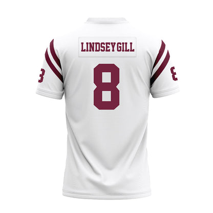 Fordham - NCAA Football : Nate Lindsey-Gill - White Football Jersey-1