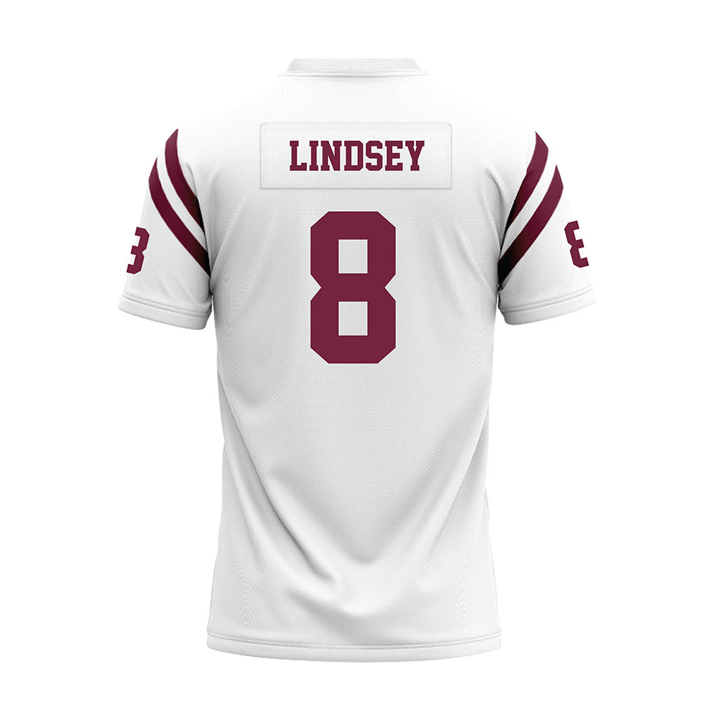 Fordham - NCAA Football : Nathan Lindsey - White Football Jersey-1
