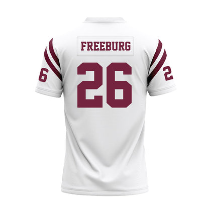 Fordham - NCAA Football : Jack Freeburg - White Football Jersey-1