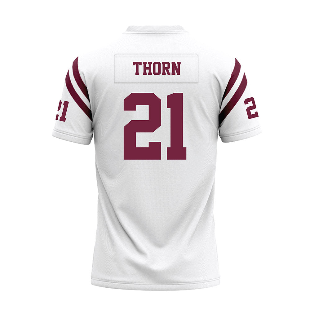Fordham - NCAA Football : Michael Thorn - White Football Jersey-1