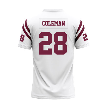 Fordham - NCAA Football : Malachi Coleman - White Football Jersey-1