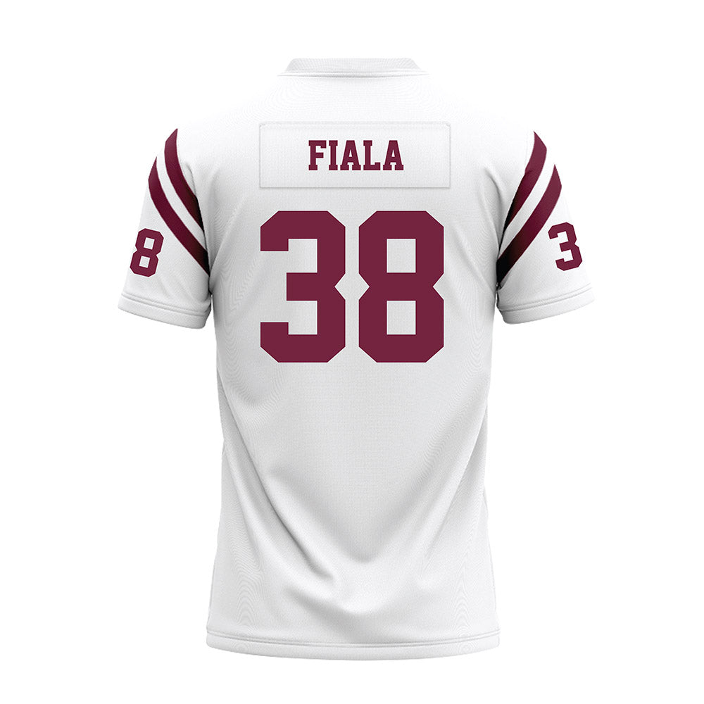 Fordham - NCAA Football : Alex Fiala - White Football Jersey-1