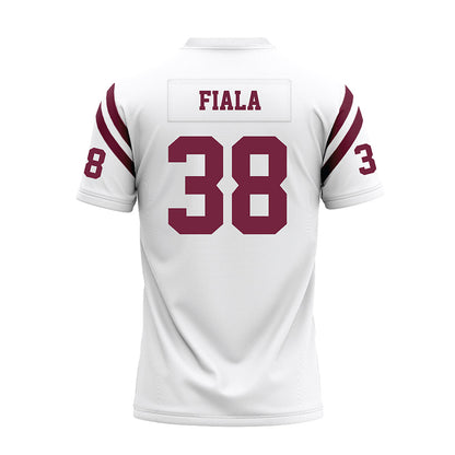 Fordham - NCAA Football : Alex Fiala - White Football Jersey-1