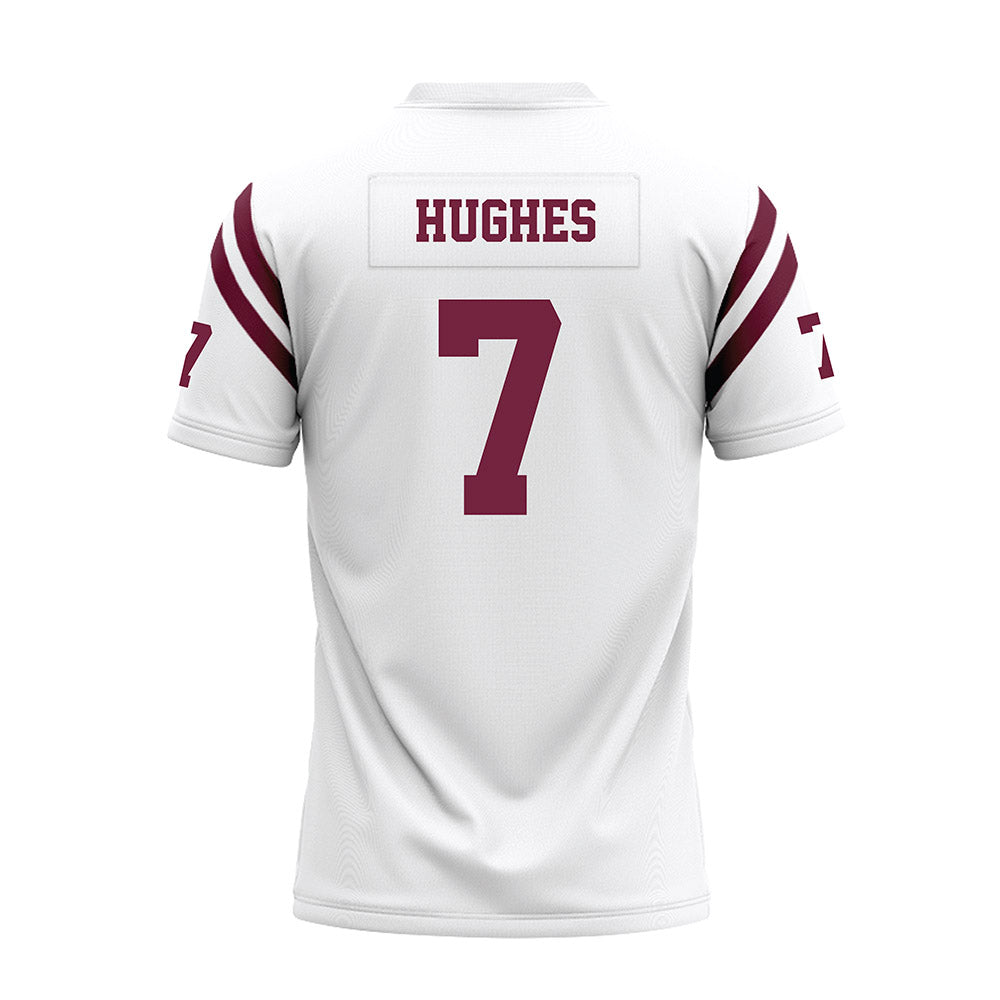Fordham - NCAA Football : Alec Hughes - White Football Jersey-1
