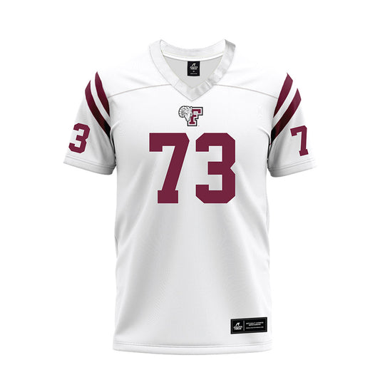 Fordham - NCAA Football : Leo Rick - White Football Jersey-0