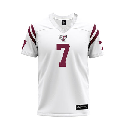 Fordham - NCAA Football : Alec Hughes - White Football Jersey-0