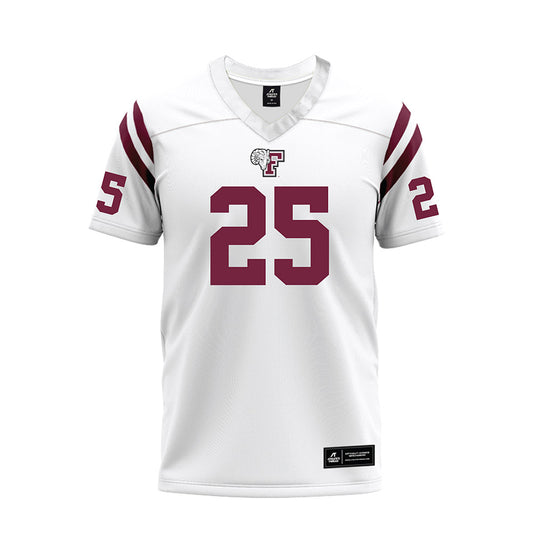 Fordham - NCAA Football : Jamell James - White Football Jersey-0