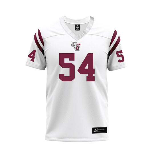 Fordham - NCAA Football : Jack Jedlicka - White Football Jersey-0