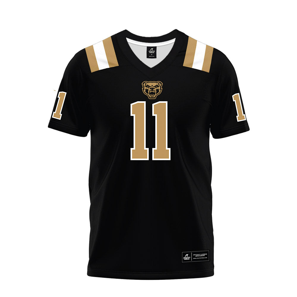 Oakland - NCAA Football : Lejs Plicanic - Black Premium Football Jersey-0