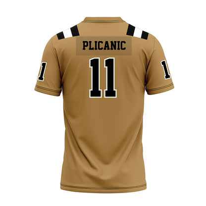 Oakland - NCAA Football : Lejs Plicanic - Gold Football Jersey-1