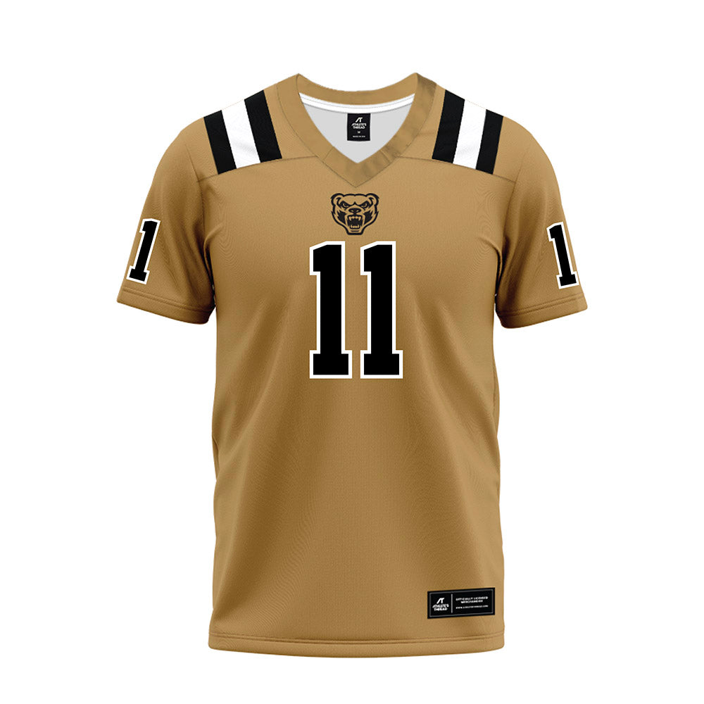 Oakland - NCAA Football : Lejs Plicanic - Gold Football Jersey-0