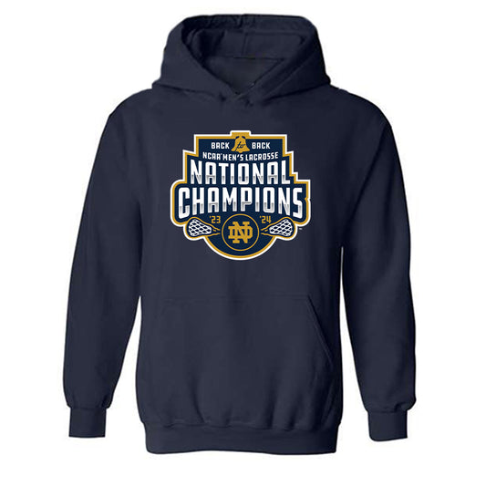 Notre Dame - NCAA Men's Lacrosse : Hooded Sweatshirt National Champion