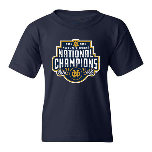 Notre Dame - NCAA Men's Lacrosse : Youth T-Shirt National Champion