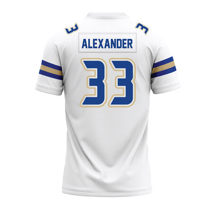 Tulsa - NCAA Football : William Alexander - White Premium Football Jersey