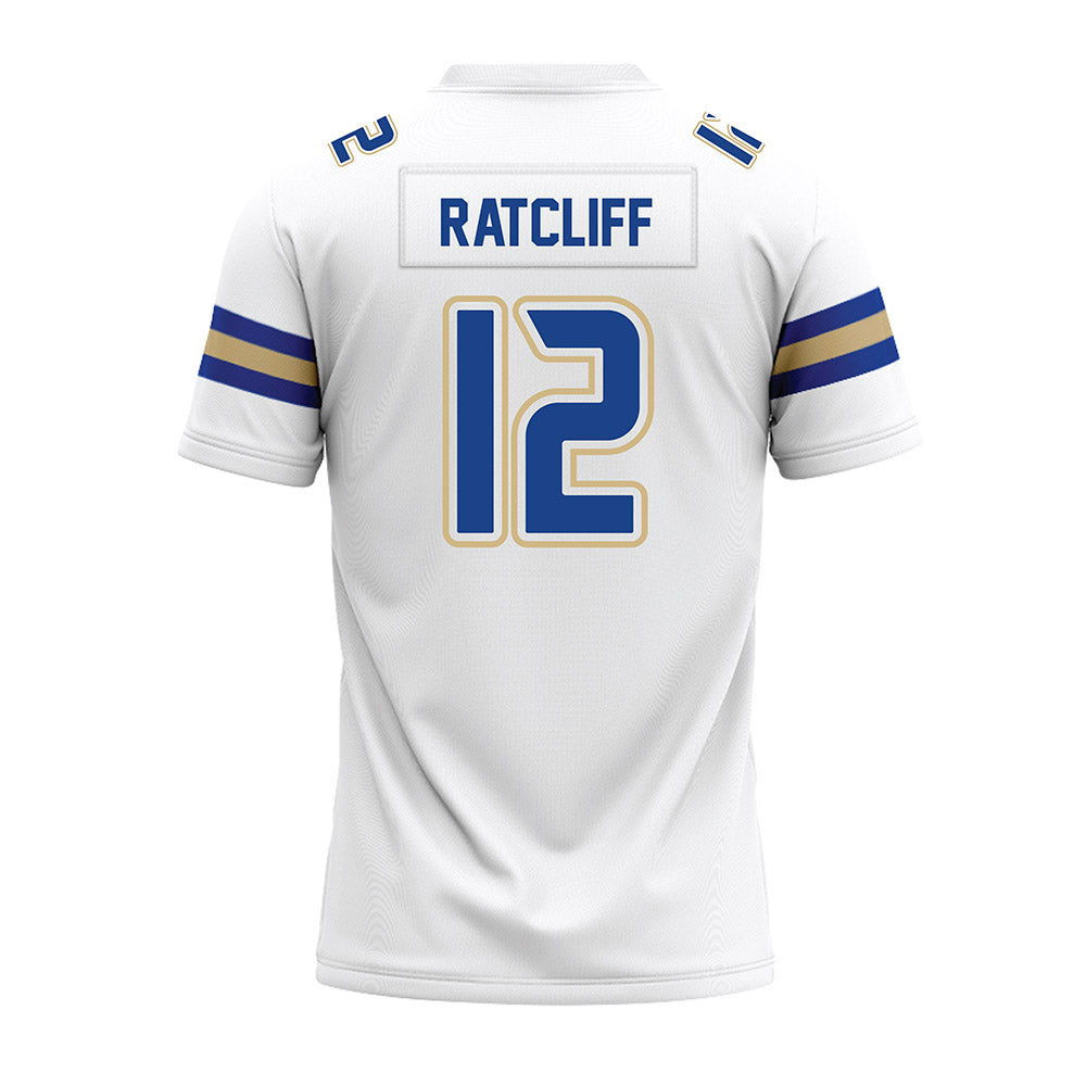 Tulsa - NCAA Football : Nate Ratcliff - White Premium Football Jersey