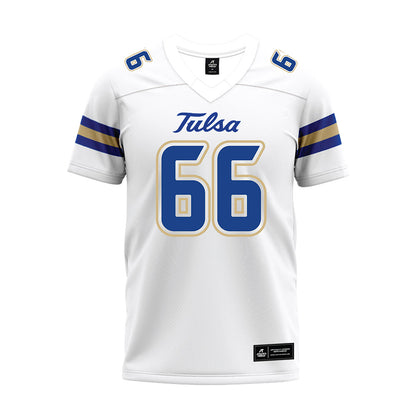 Tulsa - NCAA Football : Will Morris - White Premium Football Jersey