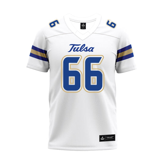 Tulsa - NCAA Football : Will Morris - White Premium Football Jersey